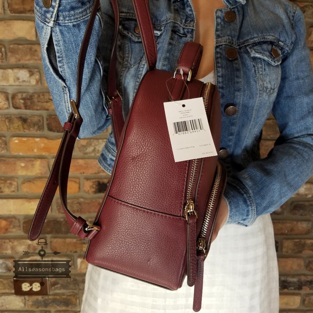 Kate Spade MEDIUM Jackson Backpack CHERRYWOOD New - Picture 11 of 14
